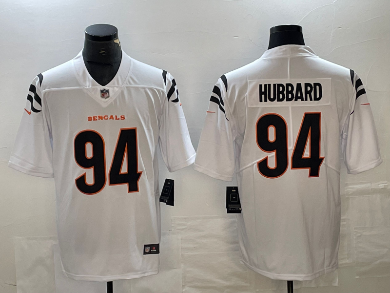 Men's Cincinnati Bengals Sam Hubbard #94 White Jersey